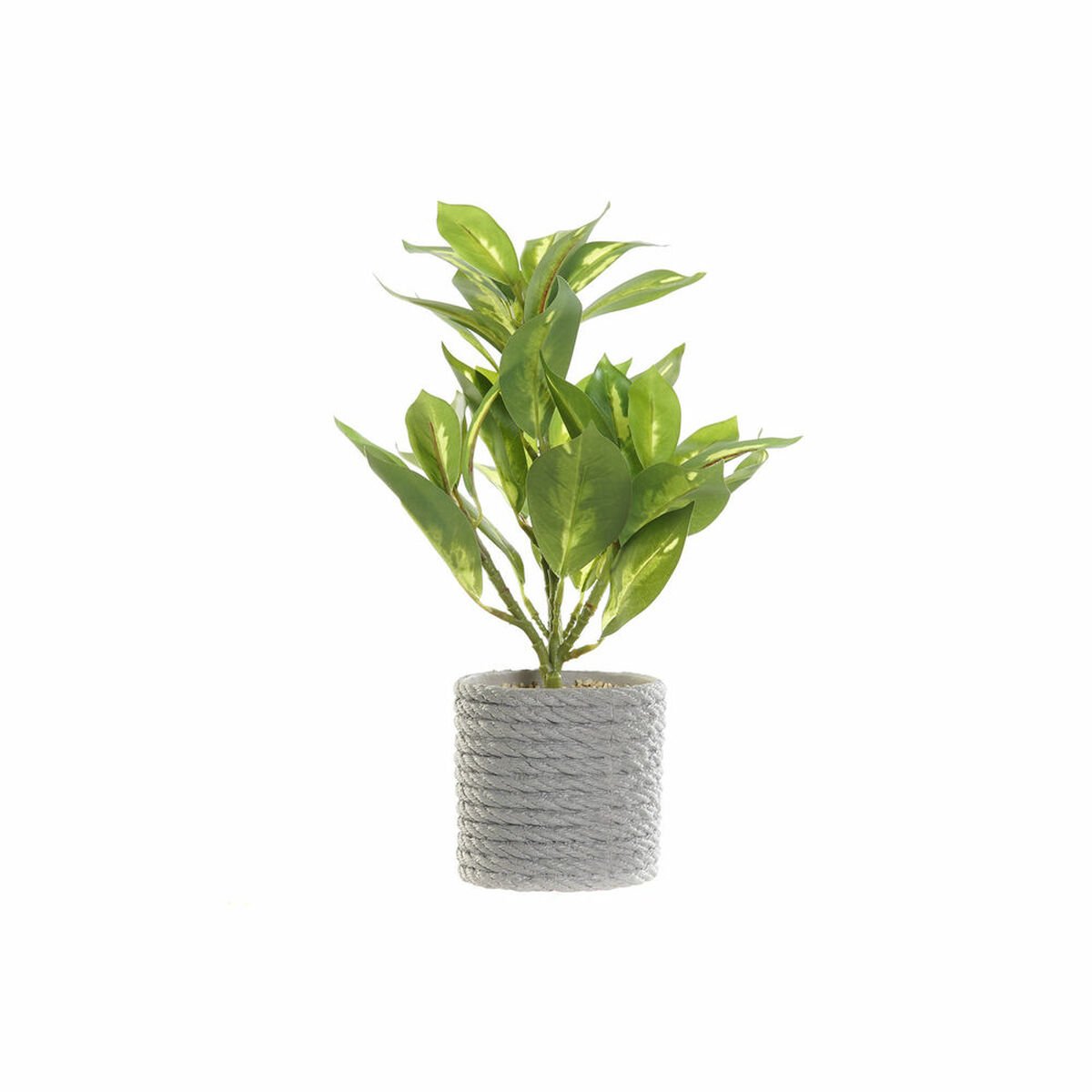 Kunstige blomster og planter Grøn Grå PVC EVA (18 x 18 x 32 cm) - Dekorativ  plante 